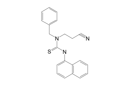 1-benzyl-1-(2-cyanoethyl)-3-(1-naphthyl)-2-thiourea