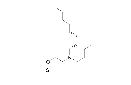 Trimethylsilyl ether of N-n-butyl-N-(octadienyl)-2-aminoethanol