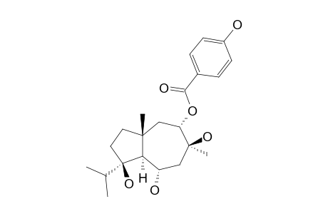 4-BETA,6-ALPHA,8-BETA-TRIHYDROXY-9-ALPHA-PARA-HYDROXYBENZOYLOXYDAUCANE