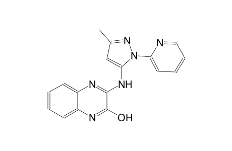 3-{[3-methyl-1-(2-pyridinyl)-1H-pyrazol-5-yl]amino}-2-quinoxalinol