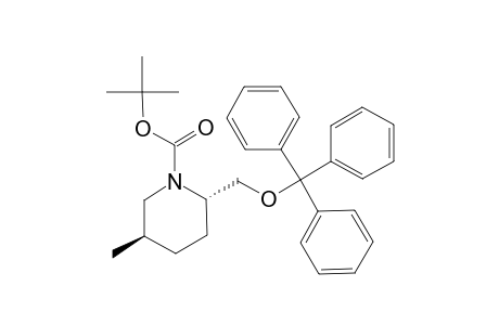 rac, trans-5-Methyl-2-trityloxymethylpiperidine-1-carboxylic acid tert-Butyl ester