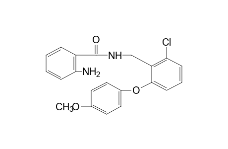 o-amino-N-[2-chloro-6-(p-methoxyphenoxy)benzyl]benzamide