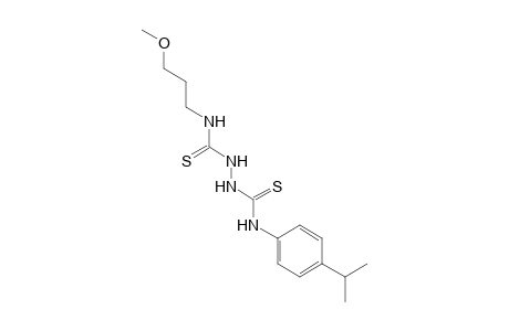 1-(p-cumenyl)-2,5-dithio-6-(3-methoxypropyl)biurea