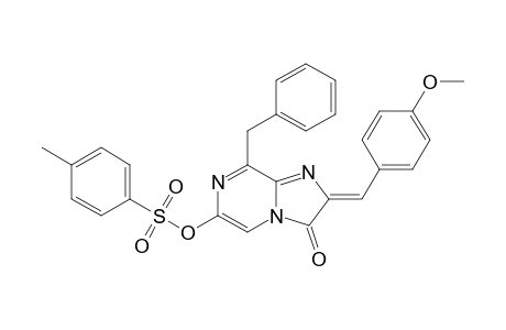 (Z)-8-Benzyl-2-(4-methoxybenzylidene)-3-oxo-2,3-dihydroimidazo[1,2-a]pyrazin-6-yl 4-methylbenzenesulfonate