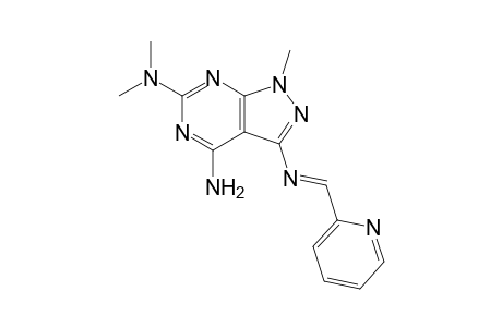 4-AMINO-6-DIMETHYLAMINO-3-(2-PYRIDYL)-AZOMETHINO-1-METHYLPYRAZOLO-[3,4-D]-PYRIMIDINE