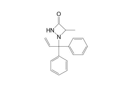 1-(1,1-diphenylprop-2-en-1-yl)-4-methyl-1,2-diazetidin-3-one