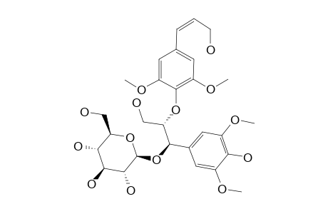 (7S,8S)-SYRINGYLGLYCEROL-8-O-4'-SINAPYLETHER-7-O-BETA-D-GLUCOPYRANOSIDE