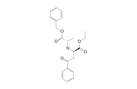 (1S,2S)-2-(1-METHYL-2-OXO-2-PHENYLMETHOXY-ETHYLAMINO)-4-OXO-4-PHENYL-BUTYRIC-ACID-ETHYLESTER