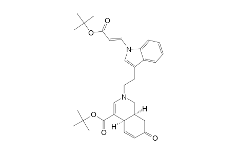 2-(N-TERT.-BUTOXYCARBONYLALLYL)-4-(TERT.-BUTOXYCARBONYL)-7-KETO-1,2,7,8,9,10-HEXAHYDROISOQUINOLINE