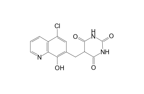 5-[(5-Chloro-8-hydroxy-7-quinolinyl)methyl]-2,4,6(1H,3H,5H)-pyrimidinetrione