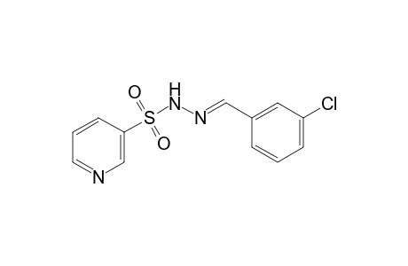 3-pyridinesulfonic acid, (m-chlorobenzylidene)hydrazide