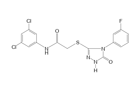 3',5'-dichloro-2-{[4-(m-fluorophenyl)-5-oxo-delta square-1,2,4-triazolin-3-yl]thio}acetanilide