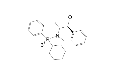 (S-(P),1S,2R)-N-METHYL-N-(1-HYDROXY-1-PHENYL)-PROP-2-YL-P-(CYCLOHEXYL)-P-(PHENYL)-PHOSPHINAMIDE-BORANE