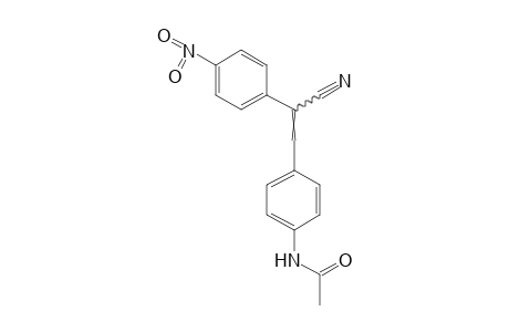 4'-(beta-CYANO-p-NITROSTRYL)ACETANILIDE