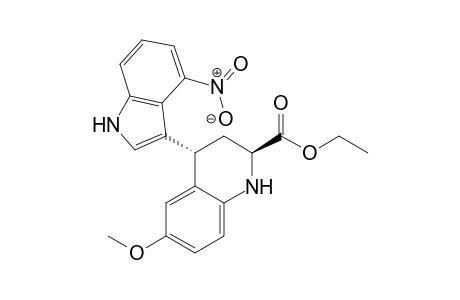 Ethyl (2S,4S)-4-(4-nitro-1H-indol-3-yl)-6-methoxy-1,2,3,4-tetrahydroquinoline-2-carboxylate