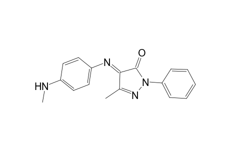 3H-Pyrazol-3-one, 2,4-dihydro-5-methyl-4-[[4-(methylamino)phenyl]imino]-2-phenyl-