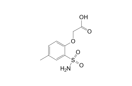 [(2-sulfamoyl-p-tolyl)oxy]acetic acid