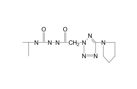 4-isopropyl-1-{[5-(1-pyrrolidinyl)-2H-tetrazol-2-yl]acetyl}semicarbazide