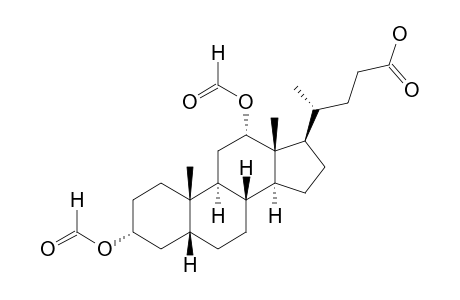 3,12-Dihydroxycholan-24-oic acid, diformate