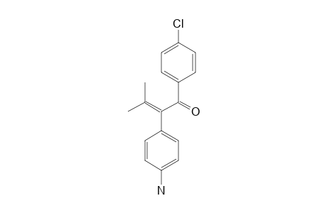 2-(4-AMINOPHENYL)-1-(4-CHLOROPHENYL)-3-METHYL-BUT-2-EN-1-ONE