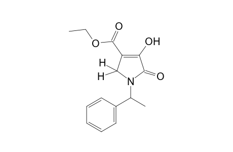 4-hydroxy-1-(alpha-methylbenzyl)-5-oxo-3-pyrroline-3-carboxylic acid, ethyl ester