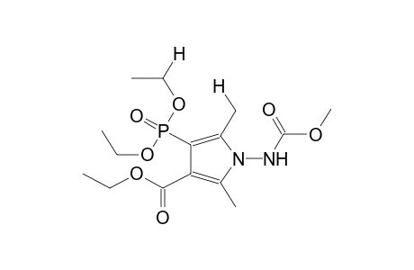 1-METHOXYCARBONYLAMINO-2,5-DIMETHYL-3-DIETHOXYPHOSPHORYL-4-ETHOXYCARBONYLPYRROLE