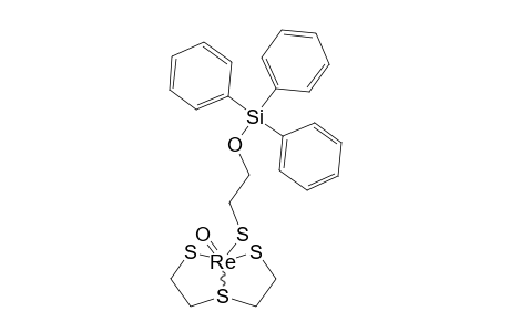 (2-TRIPHENYLSILOXYETHANETHIOLATO)-(3-THIAPENTANE-1,5-DITHIOLATO)-OXORHENIUM-(V)