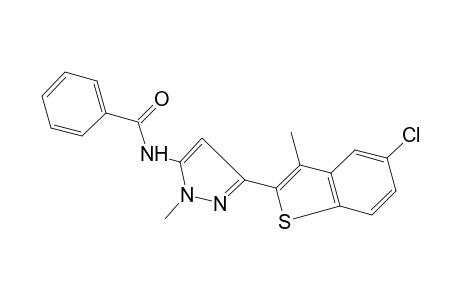 N-[3-(5-chloro-3-methylbenzo[b]thien-2-yl)-1-methylpyrazol-5-yl]benzamide