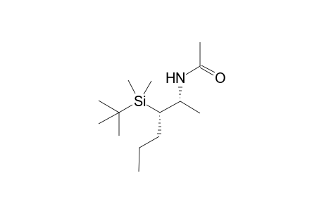 (2R,3S)-N-(3-tert-Butyldimethylsilylhex-2-yl)acetamide