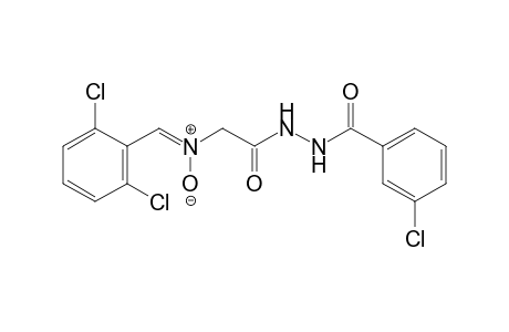 N-{[3-(m-chlorobenzoyl)carbazoyl]methyl}-alpha-(2,6-dichlorophenyl)nitrone