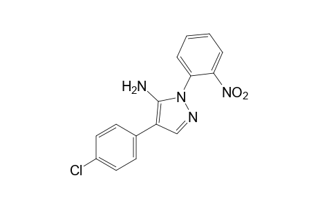 5-amino-4-(p-chlorophenyl)-1-(o-nitrophenyl)pyrazole