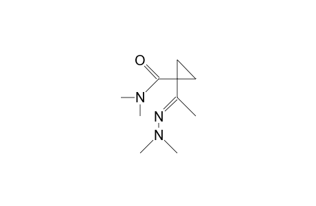 anti-1-ACETYL-N,N-DIMETHYLCYCLOPROPANECARBOXAMIDE, 1-(DIMETHYLHYDRAZONE)