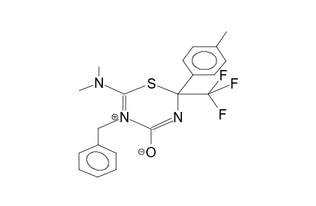 6-DIMETHYLAMINO-5-BENZYL-2-PARA-TOLYL-2-TRIFLUOROMETHYL-2H-1,3,5-THIADIAZIN-5-IO-4-OLATE