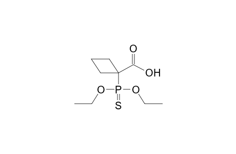 1-DIETHOXYTHIOPHOSPHINYL-1-CYCLOBUTANCARBOXYLIC ACID