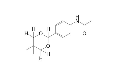 4'-(5,5-dimethyl-m-dioxan-2-yl)acetanilide