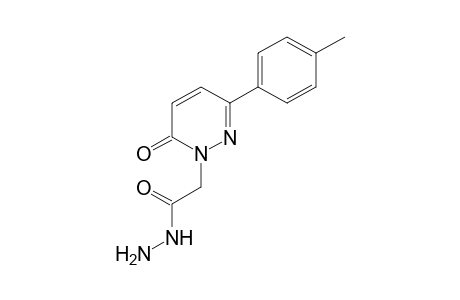 6-oxo-3-p-tolyl-1(6H)-pyridazineacetic acid, hydrazide