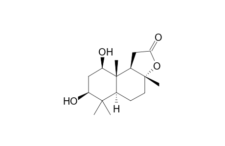 1.beta.,3.beta.-Dihydroxy-sclareolide