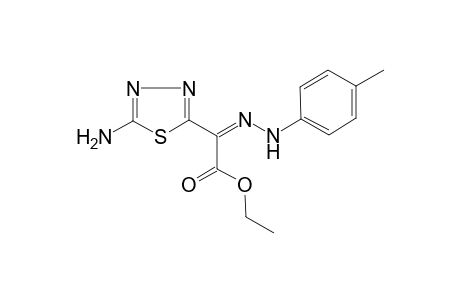 5-amino-1,3,4-thiadiazole-2-glyoxylic acid, ethyl ester, alpha-(p-tolylhydrazone)