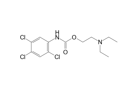 2,4,5-trichlorocarbanilic acid, 2-(diethylamino)ethyl ester