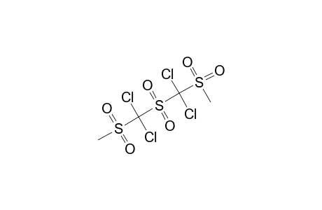 3,3,5,5-TETRACHLORO-2,4,6-TRITHIA-HEPTANE-2,2,4,4,6,6-HEXA-OXIDE