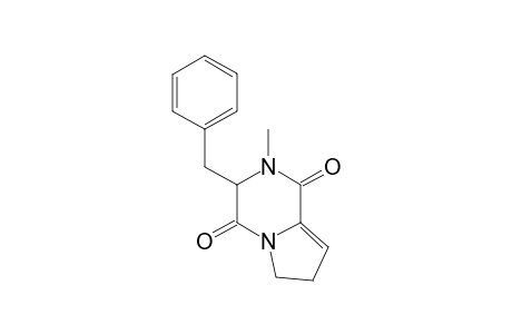 3-(benzyl)-2-methyl-6,7-dihydro-3H-pyrrolo[2,1-f]pyrazine-1,4-quinone