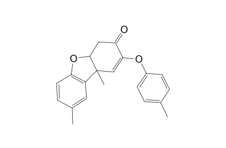 3(4H)-Dibenzofuranone, 4a,9b-dihydro-8,9b-dimethyl-2-(4-methylphenoxy)-