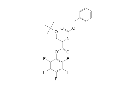 PENTAFLUOROPHENYLESTER OF N-BENZYLOXYCARBONYL-3-TERTIAIR-BUTYL-O-SERINE