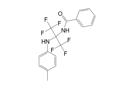 N-[2,2,2-Trifluoro-1-(p-toluidino)-1-(trifluoromethyl)ethyl]benzamide