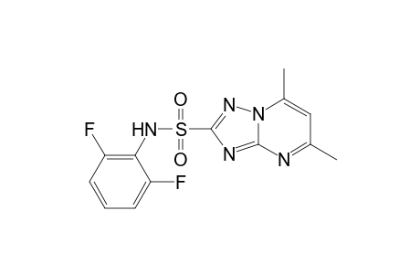 [1,2,4]Triazolo[1,5-a]pyrimidine-2-sulfonamide, N-(2,6-difluorophenyl)-5,7-dimethyl-