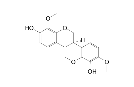 DUARTIN;3',7-DIHYDROXY-2',4',8-TRIMETHOXYISOFLAVAN