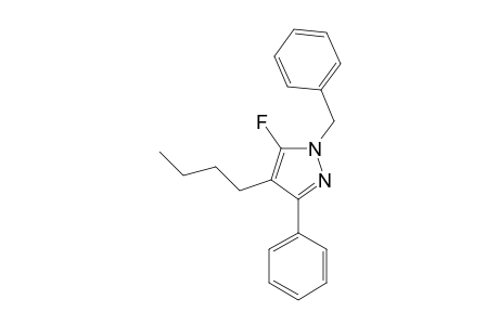 1-Benzyl-4-butyl-5-fluoro-3-phenylpyrazole