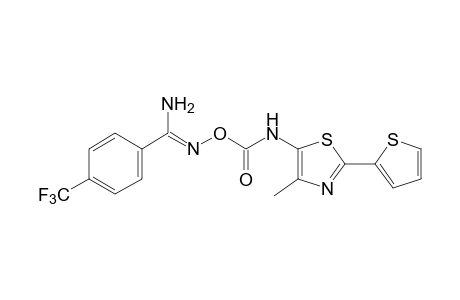 O-{[4-METHYL-2-(2-THIENYL)-5-THIAZOLYL]CARBAMOYL}-alpha,alpha,alpha-TRIFLUORO-p-TOLUAMIDOXIME