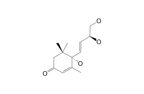 (6-S,7-E,9-S)-6,9,10-TRIHYDROXY-4,7-MEGASTIGMADIEN-3-ONE