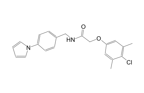 2-(4-Chloro-3,5-dimethylphenoxy)-N-{[4-(1H-pyrrol-1-yl)phenyl]methyl}acetamide